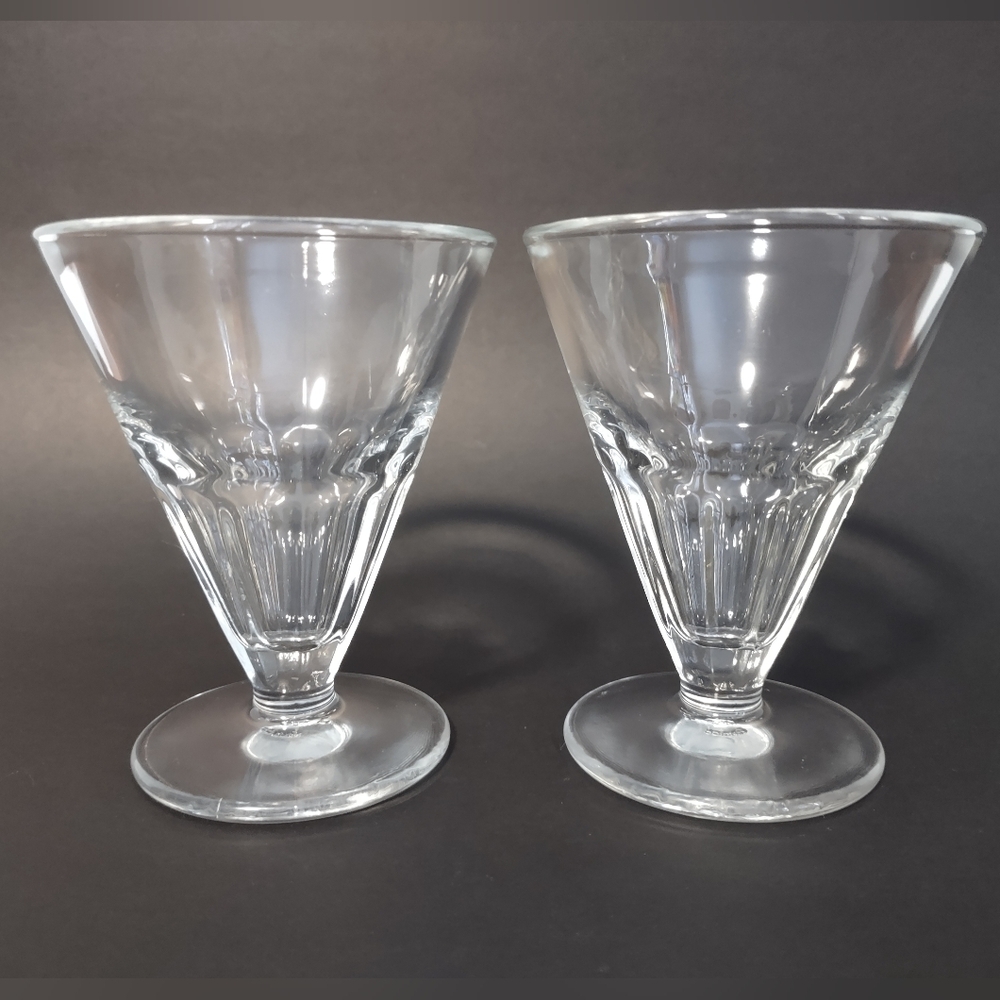 La Rochere 4.5” Dessert Fruit Sherbet Glass Bowl France Set Of 2